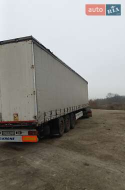 Тентованный борт (штора) - полуприцеп Krone SDP 27 2006 в 