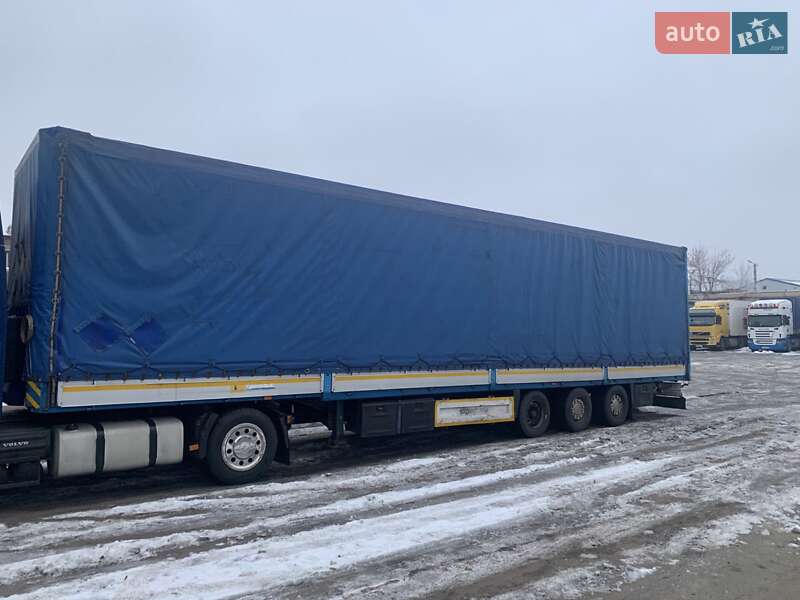 Тентований борт (штора) - напівпричіп Krone SDP 27 2002 в 
