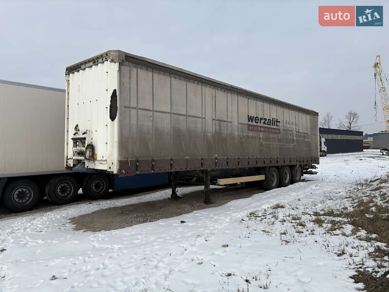 Тентованный борт (штора) - полуприцеп Krone SDP 27 2003 в Киеве