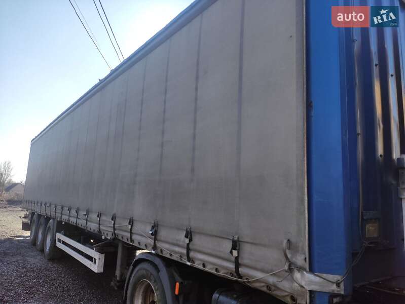 Тентованный борт (штора) - полуприцеп Krone SDP 27 2003 в Ковеле
