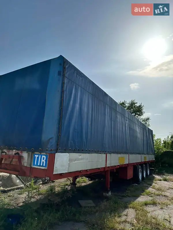 Тентованный борт (штора) - полуприцеп Krone SDP 27 1991 в 