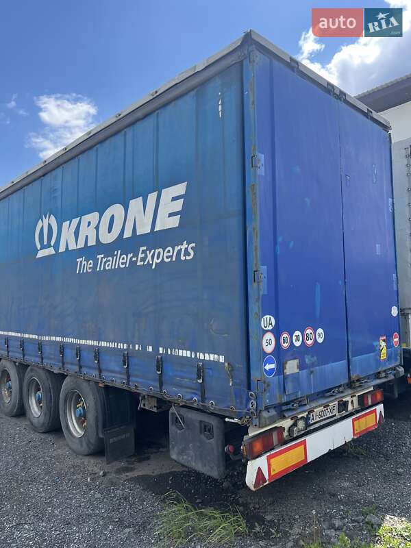 Тентованный борт (штора) - полуприцеп Krone SDP 27 2005 в Борисполе