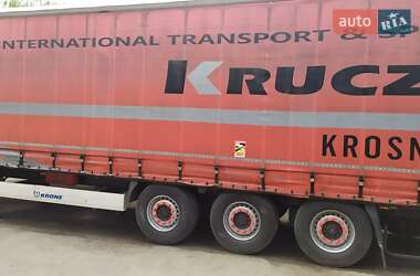 Тентованный борт (штора) - полуприцеп Krone SDP 27 2012 в 
