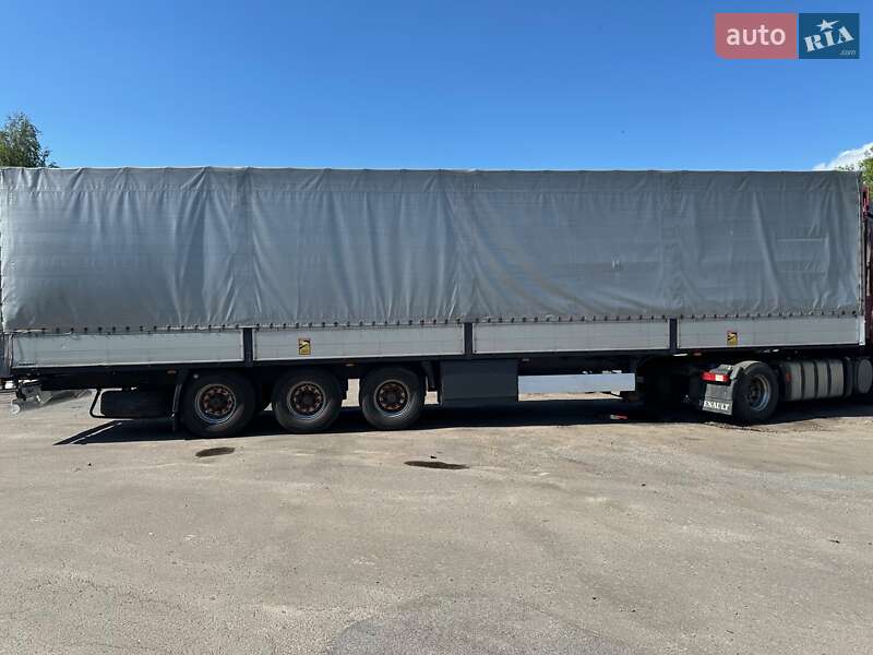 Тентованный борт (штора) - полуприцеп Krone SDP 27 2007 в Ровно
