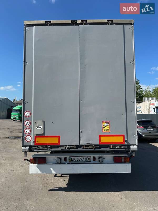 Тентованный борт (штора) - полуприцеп Krone SDP 27 2007 в Ровно