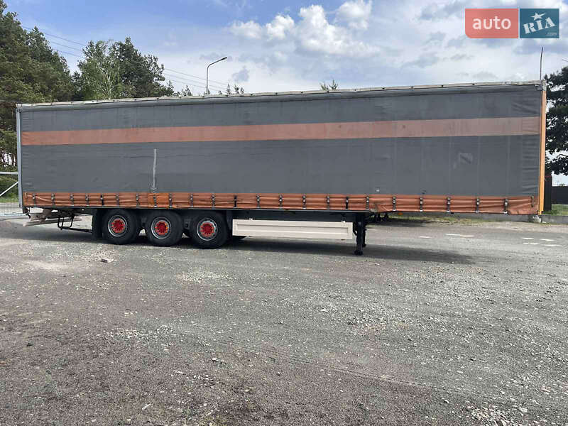 Тентований борт (штора) - напівпричіп Krone SDP 27 2002 в Вишгороді