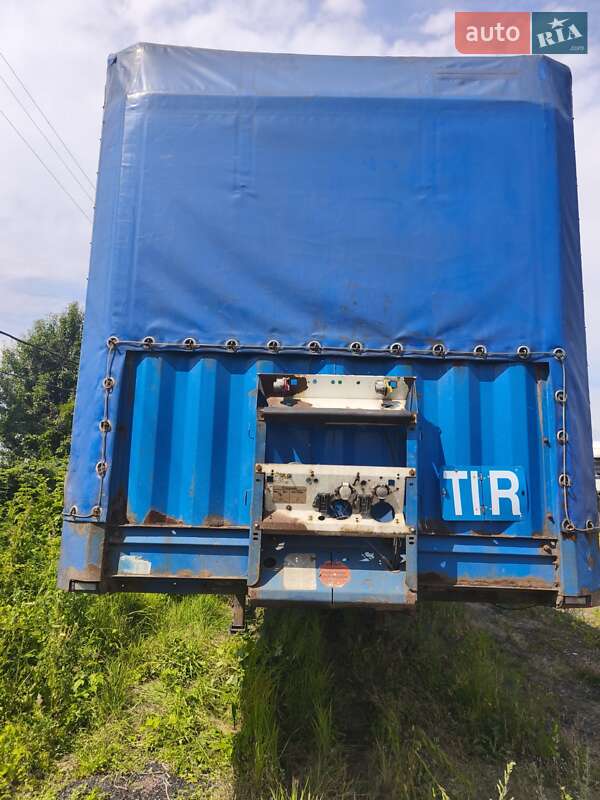 Тентованный борт (штора) - полуприцеп Krone SDP 27 2007 в 
