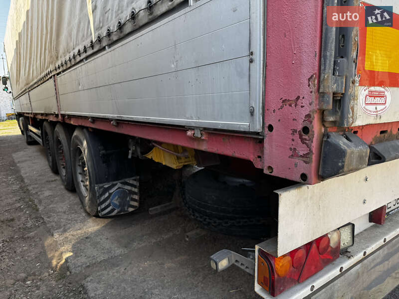Тентованный борт (штора) - полуприцеп Krone SDP 27 2003 в Черновцах