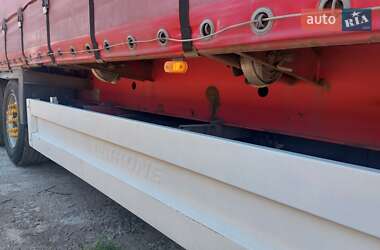 Тентованный борт (штора) - полуприцеп Krone SDP 27 2001 в 