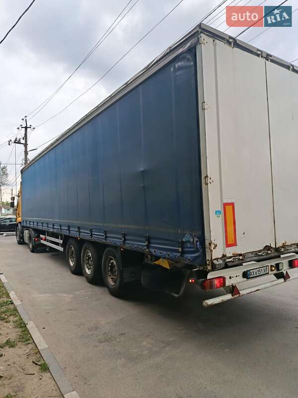 Тентованный борт (штора) - полуприцеп Krone SDP 27 2005 в Харькове