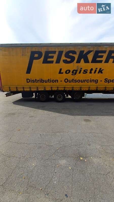 Тентованный борт (штора) - полуприцеп Krone SDP 27 2004 в Харькове