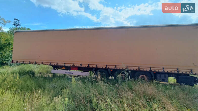 Тентованный борт (штора) - полуприцеп Krone SDP 27 2012 в Киеве