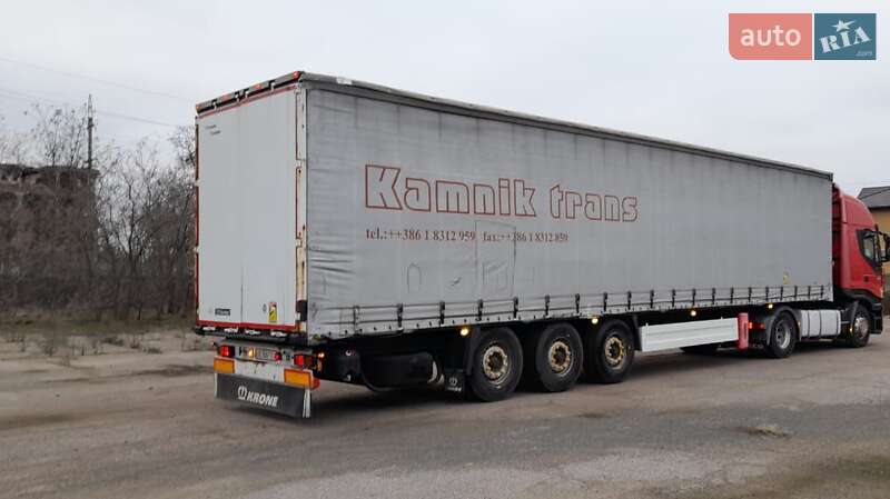 Тентованный борт (штора) - полуприцеп Krone SDP 27 2007 в Вознесенске фото 3 Тентованный борт (штора) - полуприцеп Krone SDP 27 2007 в Вознесенске