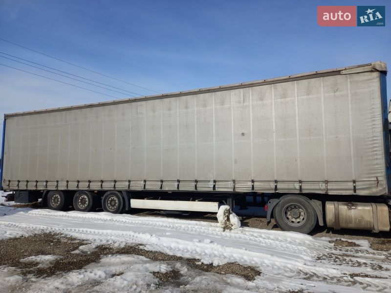 Тентований борт (штора) - напівпричіп Krone SDP 27 2008 в Львові