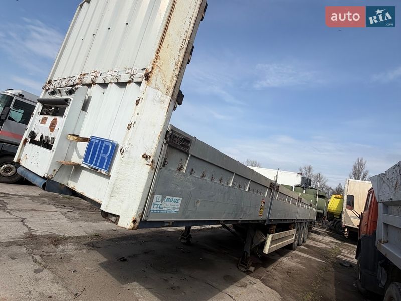 Тентований борт (штора) - напівпричіп Krone SDP 27 2002 в Кам'янському фото 6 Тентований борт (штора) - напівпричіп Krone SDP 27 2002 в Кам'янському