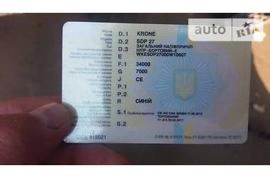 Бортовой полуприцеп Krone SDP 1998 в Виннице