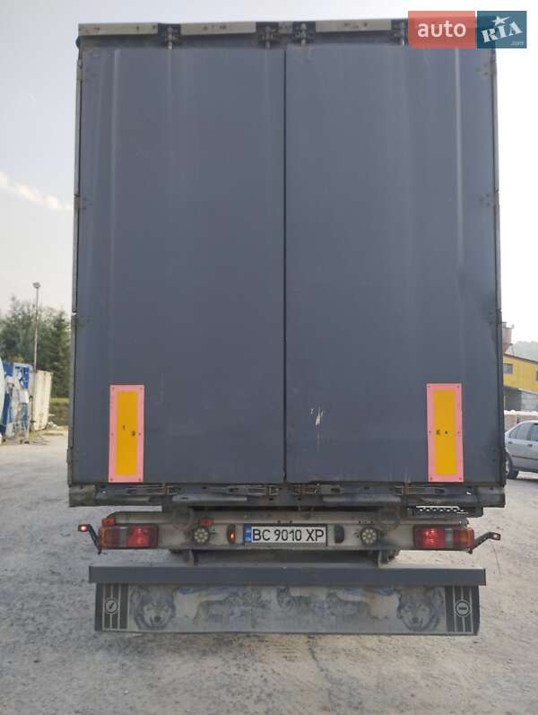 Тентованный борт (штора) - полуприцеп Krone SDP 2008 в Львове