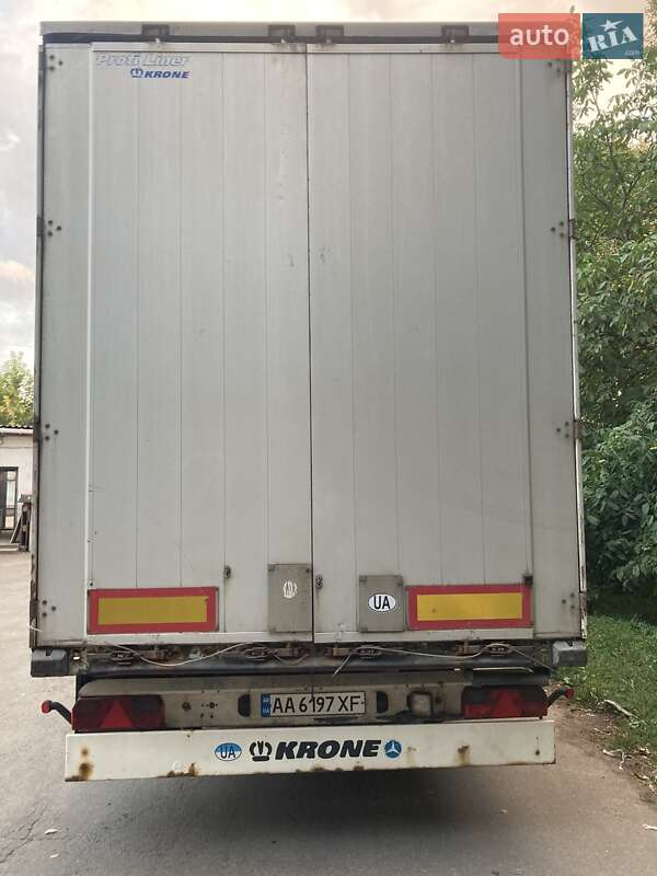 Тентованный борт (штора) - полуприцеп Krone SDR 27 2005 в 