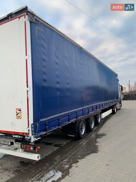 Тентованный борт (штора) - полуприцеп Krone SN 2014 в Ковеле