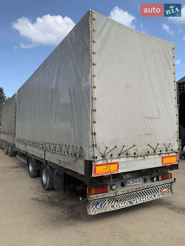 Тентованный борт (штора) - прицеп Krone ZZF 2005 в Львове