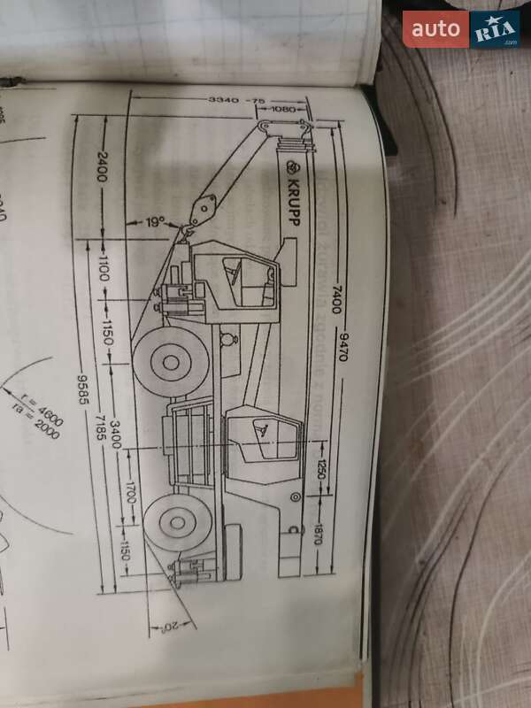 Автокран Krupp КМК 1998 в Тернополе
