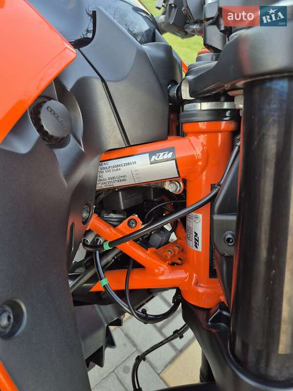 Мотоцикл Без обтікачів (Naked bike) KTM 390 Duke 2019 в Вінниці фото 13 Мотоцикл Без обтікачів (Naked bike) KTM 390 Duke 2019 в Вінниці