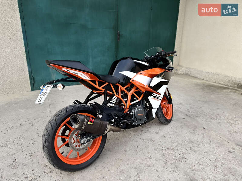 Спортбайк KTM RC 390 2017 в Товсте