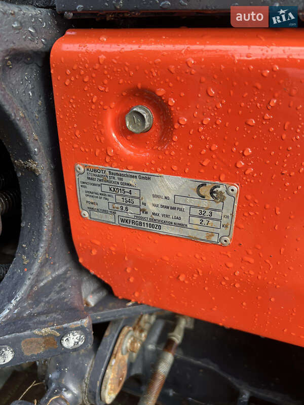 Миниэкскаватор Kubota KX-101 2019 в Тернополе фото 14 Миниэкскаватор Kubota KX-101 2019 в Тернополе