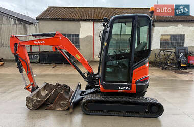 Міні-екскаватор Kubota U27-4 2014 в Бучачі