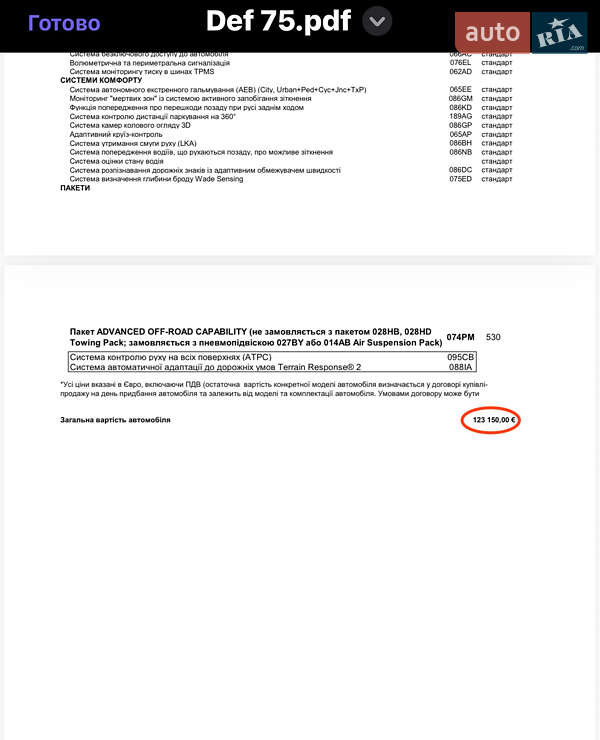 Внедорожник / Кроссовер Land Rover Defender 2023 в Днепре