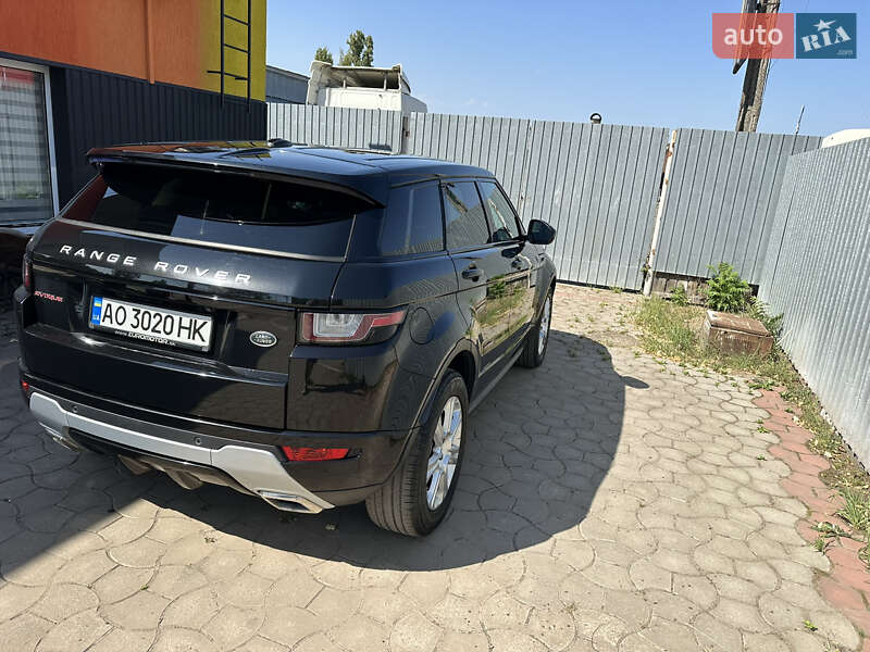 Внедорожник / Кроссовер Land Rover Range Rover Evoque 2016 в Ужгороде фото 2 Внедорожник / Кроссовер Land Rover Range Rover Evoque 2016 в Ужгороде