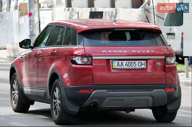 Внедорожник / Кроссовер Land Rover Range Rover Evoque 2013 в Киеве