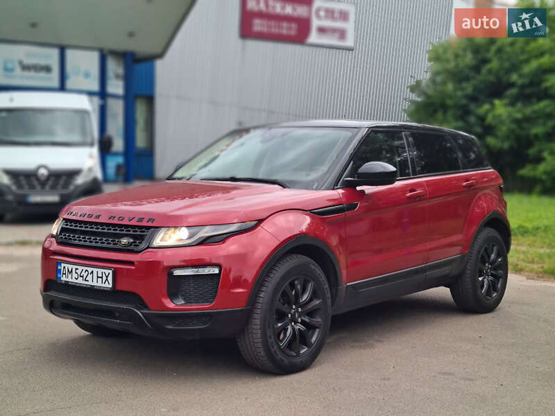 Внедорожник / Кроссовер Land Rover Range Rover Evoque 2016 в Житомире фото 3 Внедорожник / Кроссовер Land Rover Range Rover Evoque 2016 в Житомире