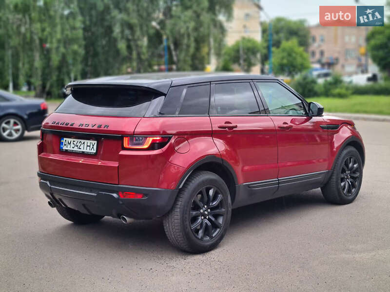 Внедорожник / Кроссовер Land Rover Range Rover Evoque 2016 в Житомире фото 12 Внедорожник / Кроссовер Land Rover Range Rover Evoque 2016 в Житомире