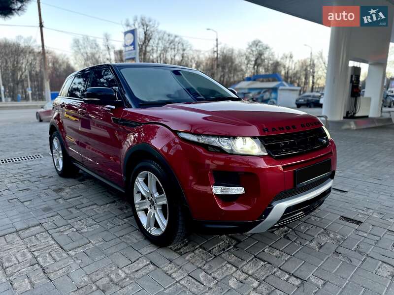 Внедорожник / Кроссовер Land Rover Range Rover Evoque 2013 в Днепре