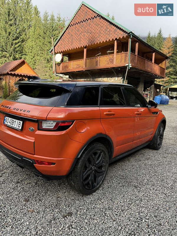Внедорожник / Кроссовер Land Rover Range Rover Evoque 2016 в Межгорье фото 5 Внедорожник / Кроссовер Land Rover Range Rover Evoque 2016 в Межгорье