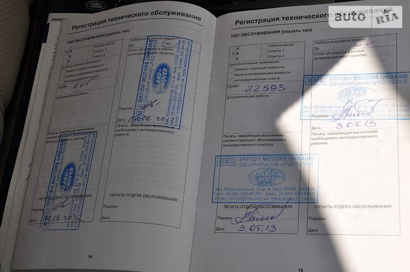 Позашляховик / Кросовер Land Rover Range Rover Sport 2011 в Броварах