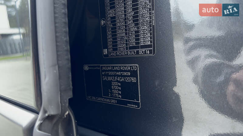 Позашляховик / Кросовер Land Rover Range Rover Sport 2016 в Ковелі