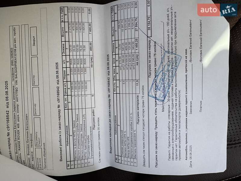 Внедорожник / Кроссовер Land Rover Range Rover 2013 в Киеве