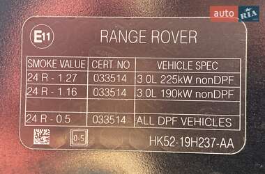 Внедорожник / Кроссовер Land Rover Range Rover 2018 в 