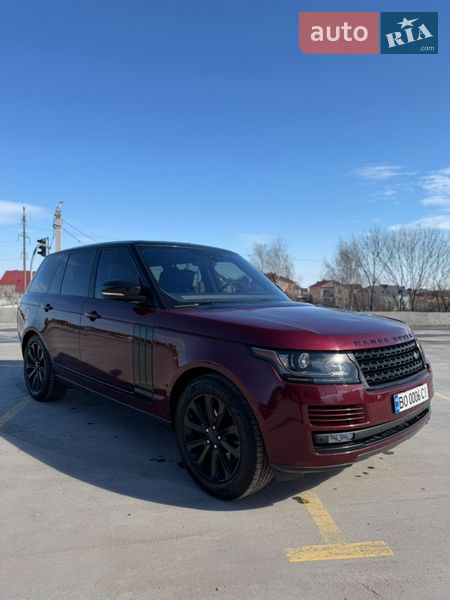 Внедорожник / Кроссовер Land Rover Range Rover 2016 в Тернополе фото 3 Внедорожник / Кроссовер Land Rover Range Rover 2016 в Тернополе