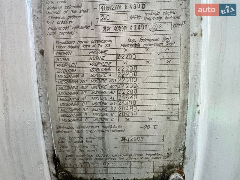 Газовоз LDS NG 2003 в Кременчуці