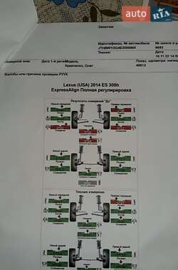 Седан Lexus ES 2014 в Павлограді