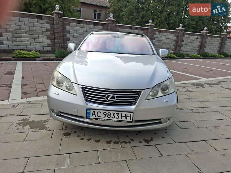 2008 Lexus ES, VIN JTHBJ46G882215755:plate — фото 1 (autoria)