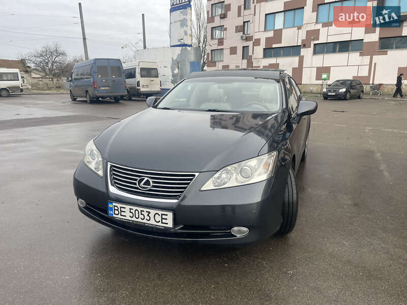 2007 Lexus ES, VIN JTHBJ46G872151232:plate — фото 1 (autoria)