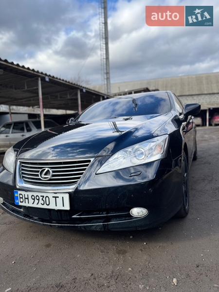 2008 Lexus ES, VIN JTHSJ46G872060170:plate — фото 1 (autoria)