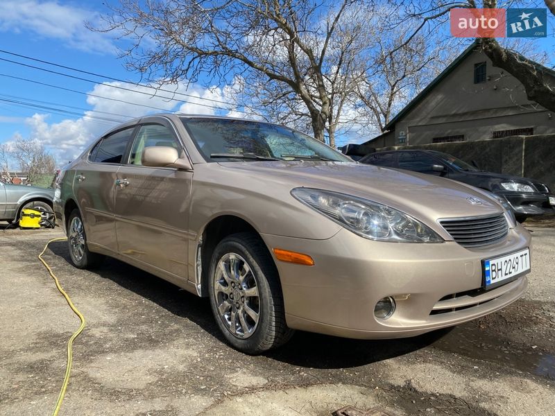 2005 Lexus ES, VIN JTHBF30G056034979:plate — фото 1 (autoria)