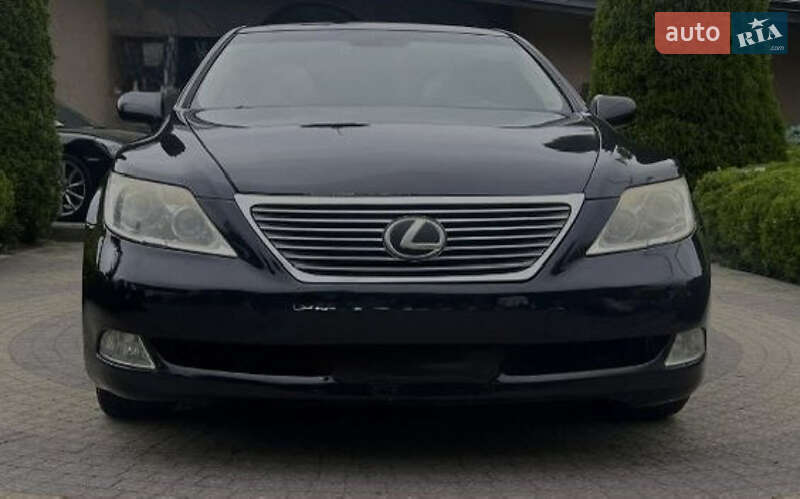 2007 Lexus LS, VIN JTHGL46F475001123:plate — фото 1 (autoria)