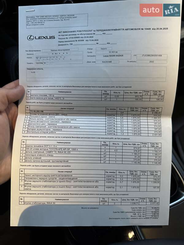 Внедорожник / Кроссовер Lexus NX 2022 в Киеве фото 39 Внедорожник / Кроссовер Lexus NX 2022 в Киеве