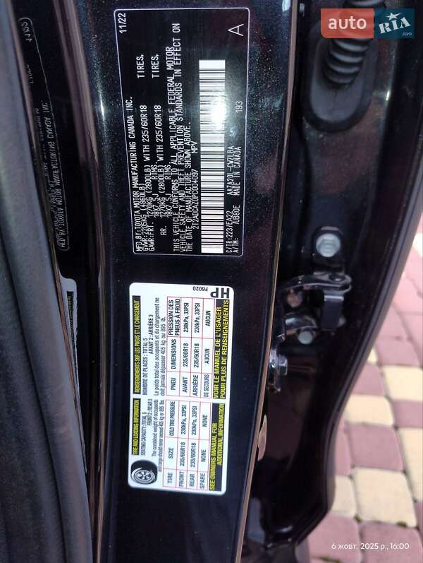 Внедорожник / Кроссовер Lexus NX 2022 в Жовкве